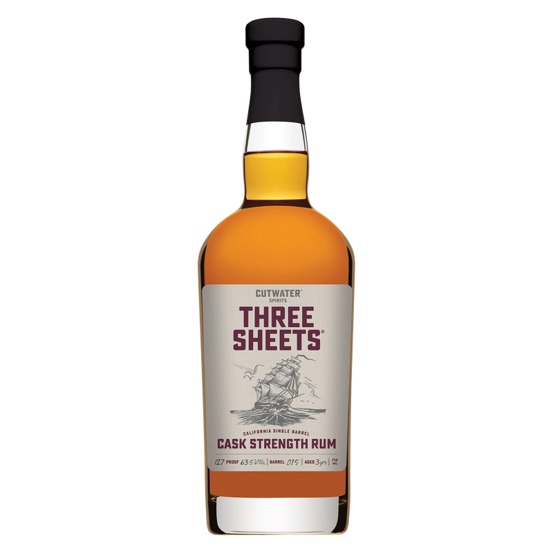 Cutwater Single Barrel Cask Strength Rum 750ml