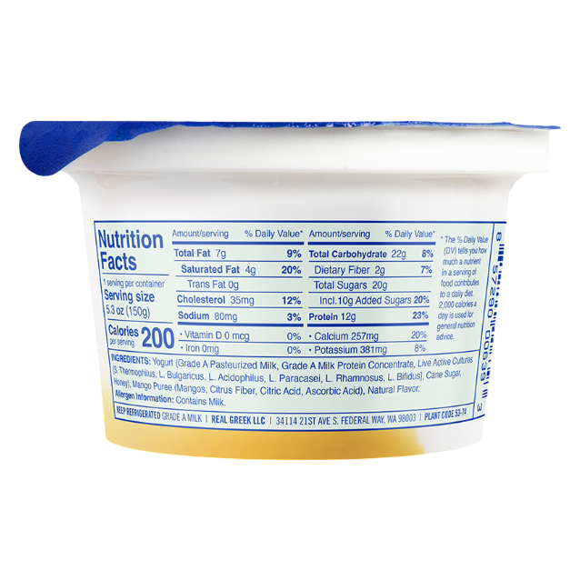 Ellenos Mango Greek Yogurt - 5.3oz