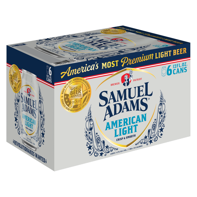 Sam Adams American Light (6PKC 12 OZ)