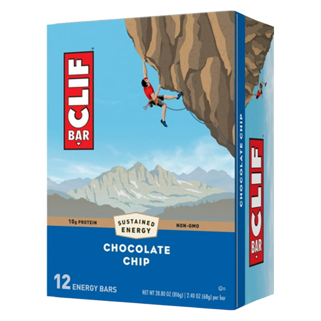 Clif Bar Chocolate Chip Energy Bar 12 ct