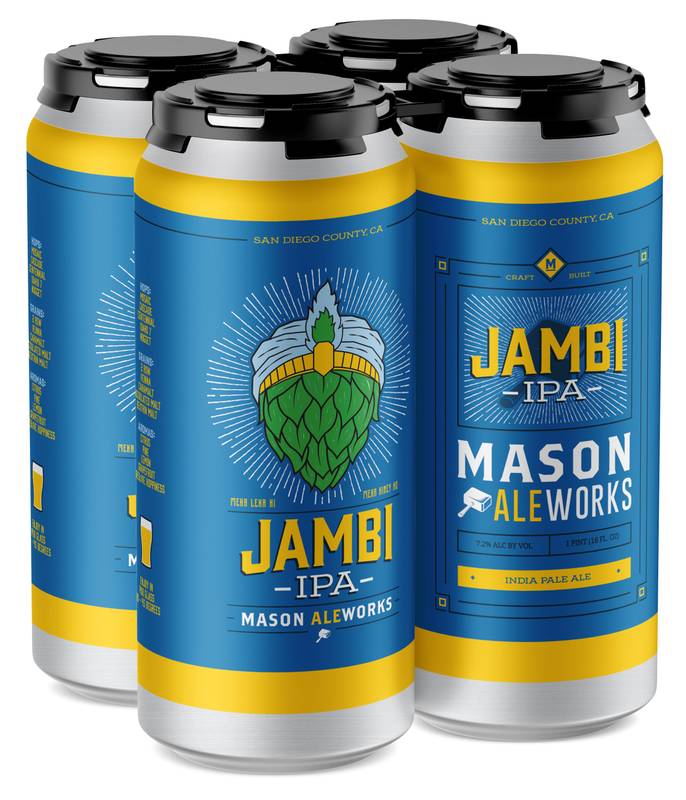 Mason Ale Works Jambi IPA 4pk 16oz Can