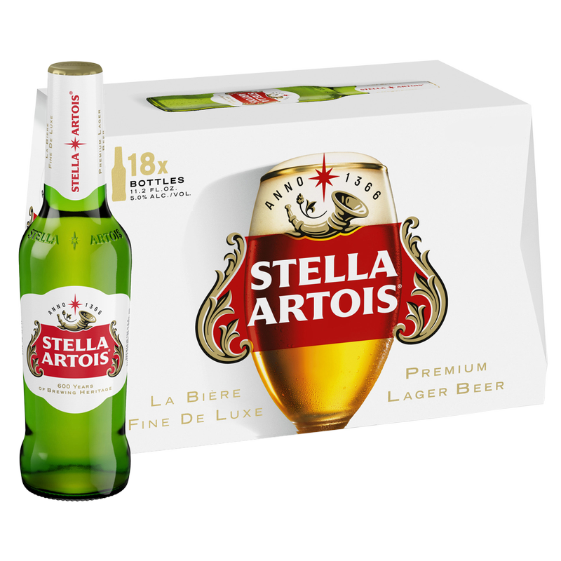 Stella Artois 18pk 11.2oz Btl