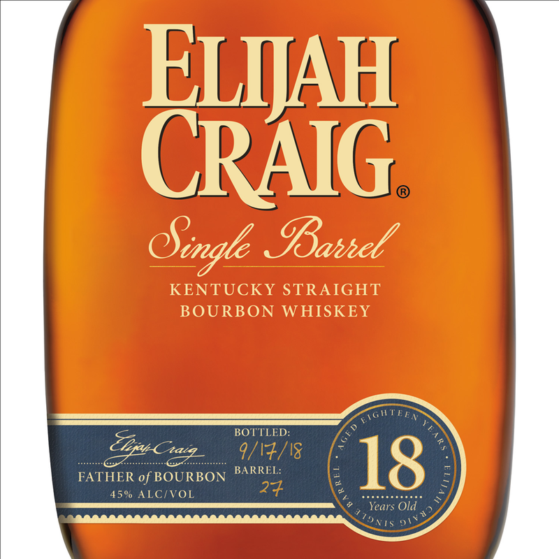 Elijah Craig Bourbon 18 Yr 750ml