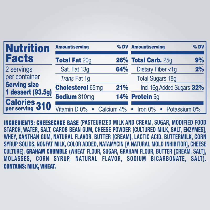 Philadelphia Original Cheesecake Crumble - 2ct/6.6oz