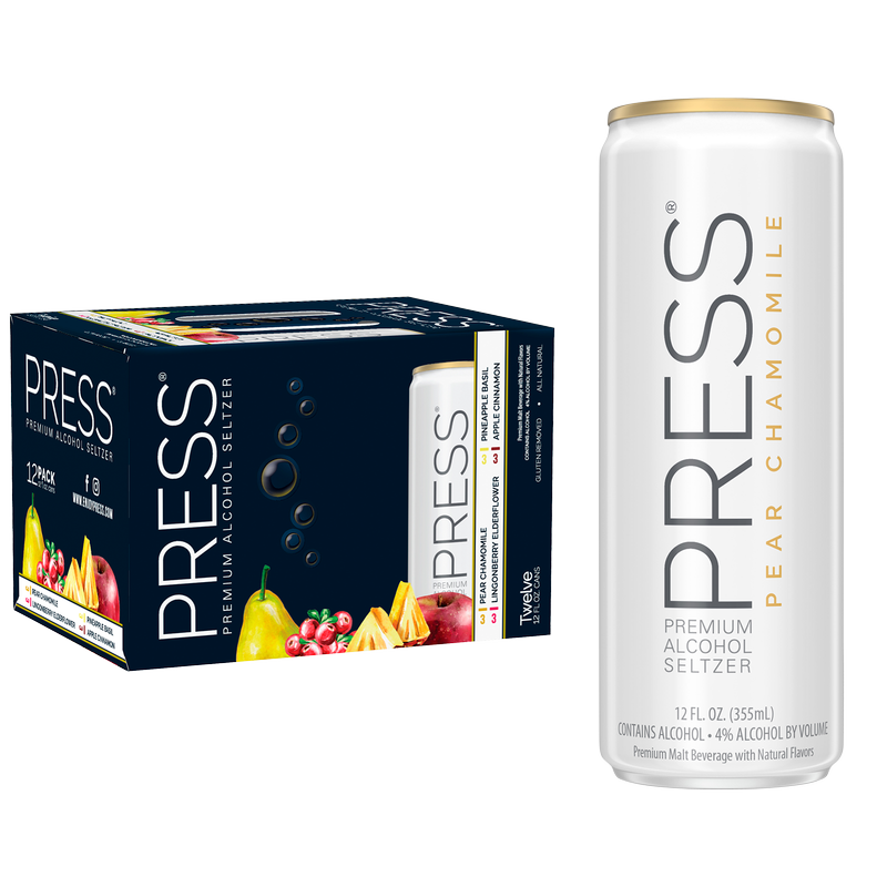 PRESS Select Variety Hard Seltzer 12pk 12oz Can