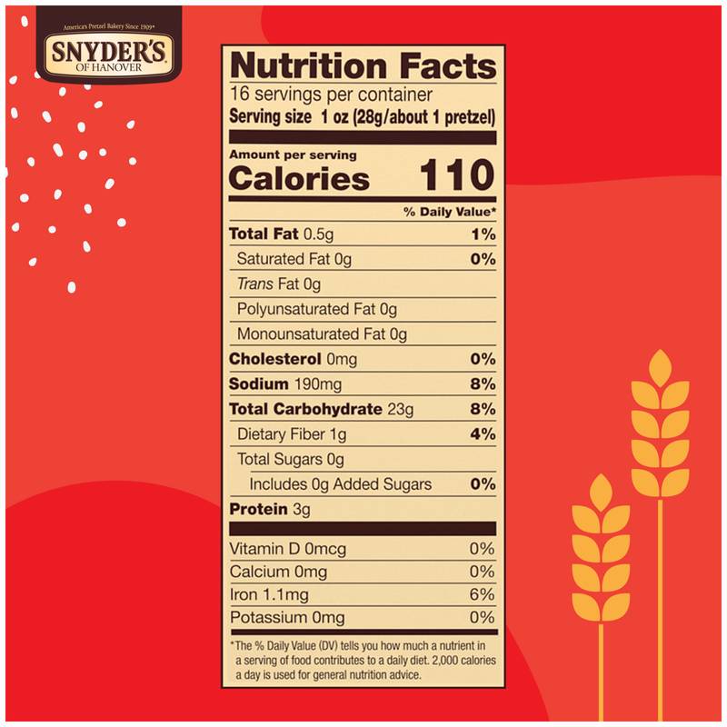 Snyder's Sourdough Hard Pretzels, 16oz