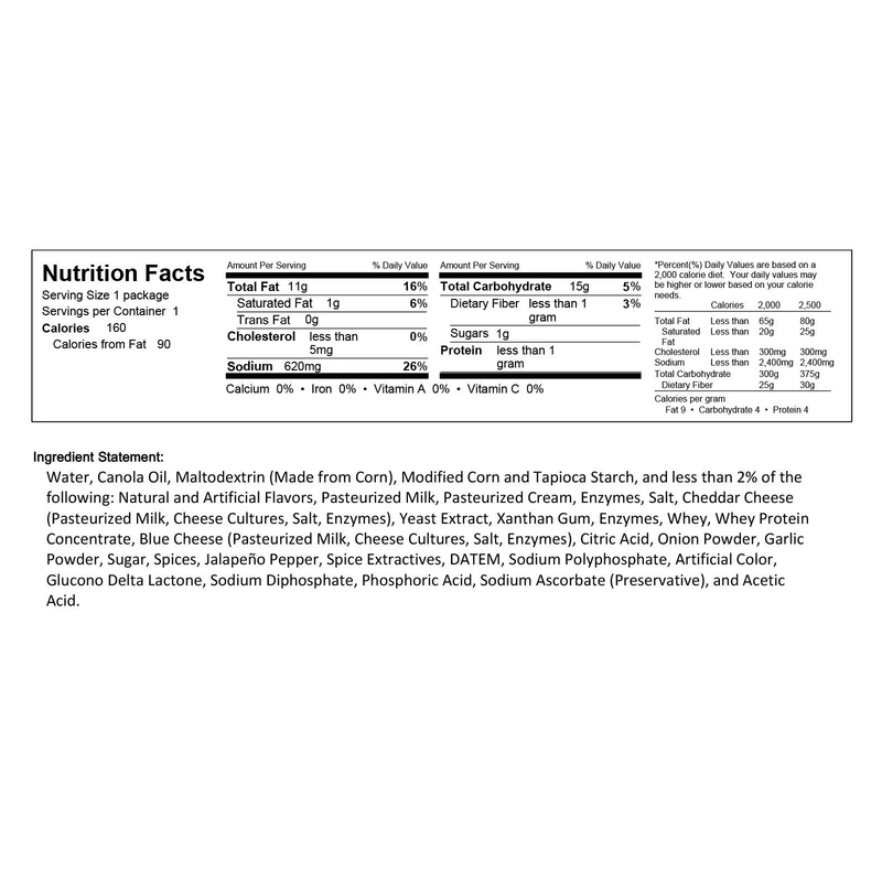 Tostitos Single Serve Nacho Cheese Dip 3.6oz