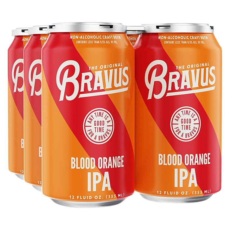 Bravus Brewing Co. Blood Orange Non-Alcoholic IPA 6pk 12oz Cans