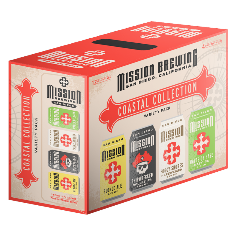 Mission Brewing Coastal Collection 12pk 12oz Can