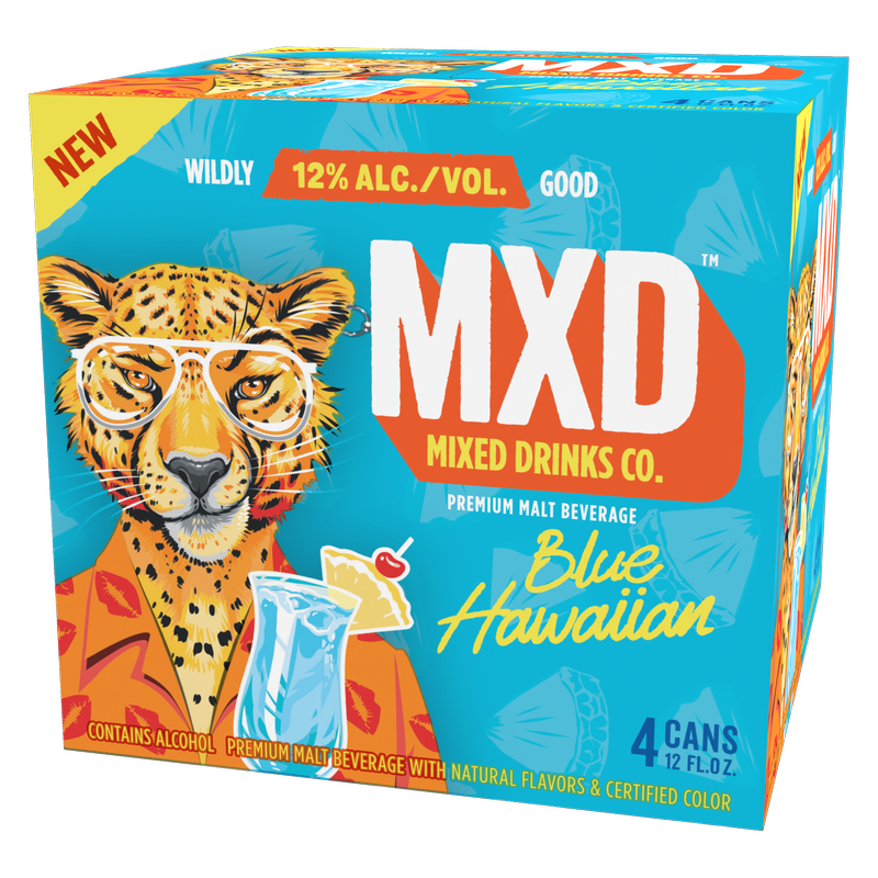 MXD Blue Hawaiian 4pk 12oz Can 12% ABV
