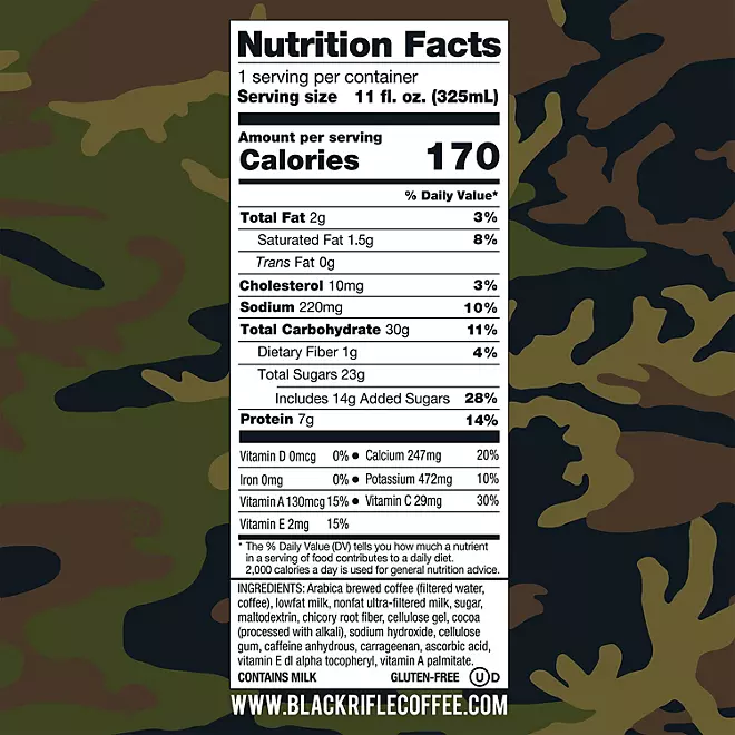 Black Rifle Coffee Espresso with Cream 11oz Can