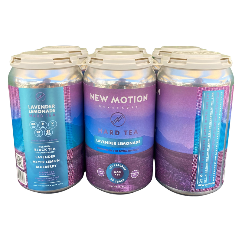 New Motion Lavendar Lemonade Hard Tea 6pk 12oz Can