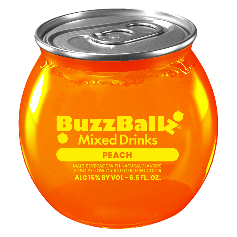 Buzzballz Peach 6.5oz