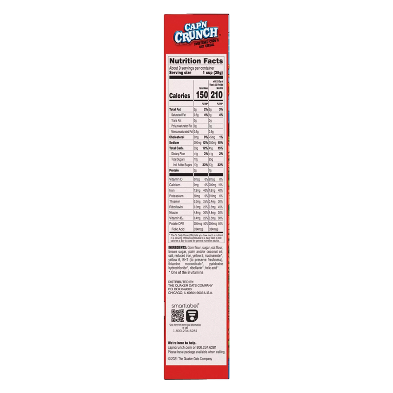 Cap'n Crunch Cereal 12.6oz