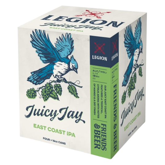 Legion Juicy Jay IPA 4pk 16oz Can