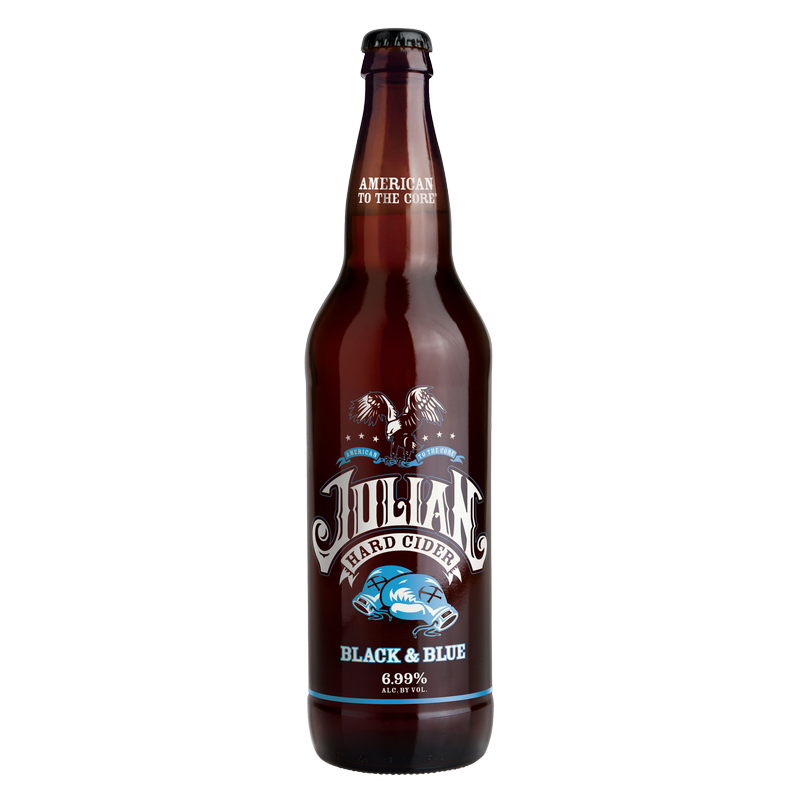 Julian Black & Blue Cider Single 22oz Btl