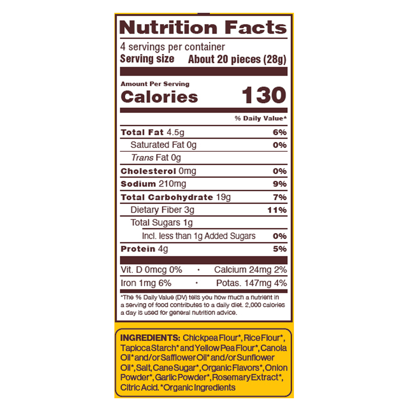 Hippeas Vegan White Cheddar Chickpea Puffs 4oz