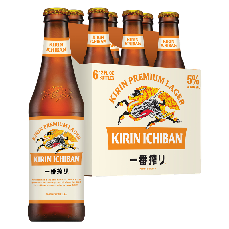 Kirin Ichiban 6pk 12oz Bottles 5.0% ABV