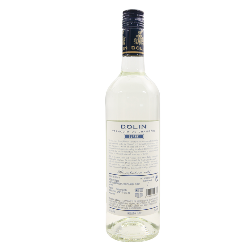 Dolin Vermouth de Chambery Blanc 750ml