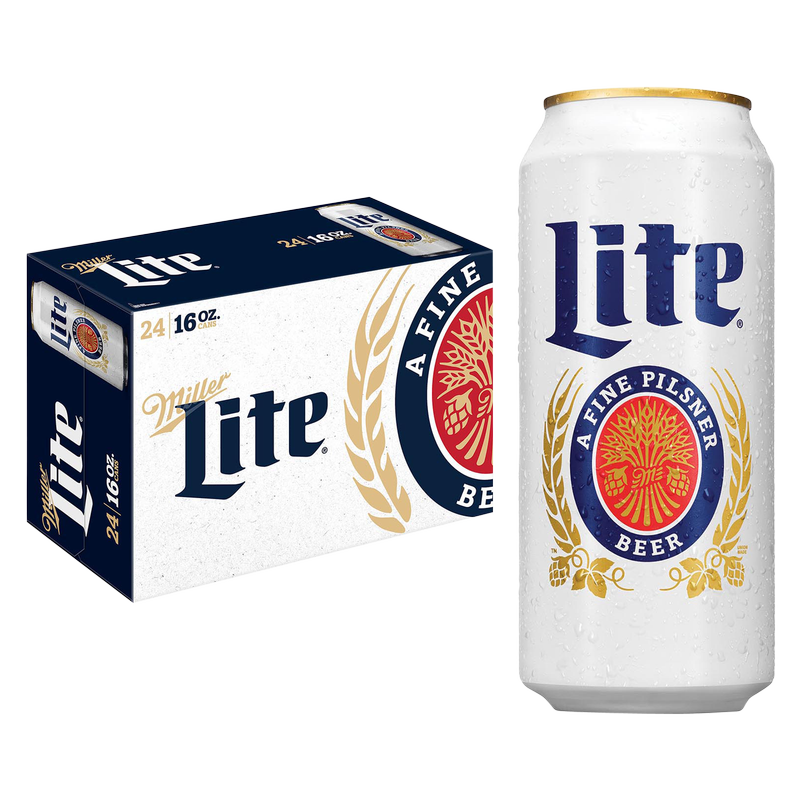 Miller Lite 24pk 16oz Can 4.2% ABV