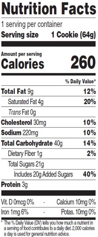 Crave Shoppe Big Candy Cookie 2.25oz
