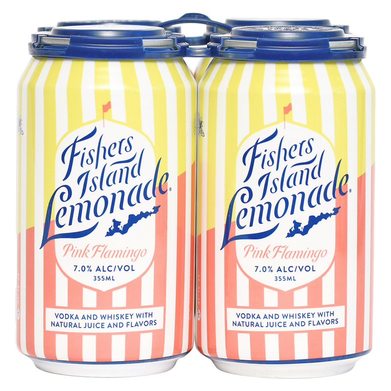Fishers Island Lemonade Pink Flamingo 12oz 4pk 7% ABV