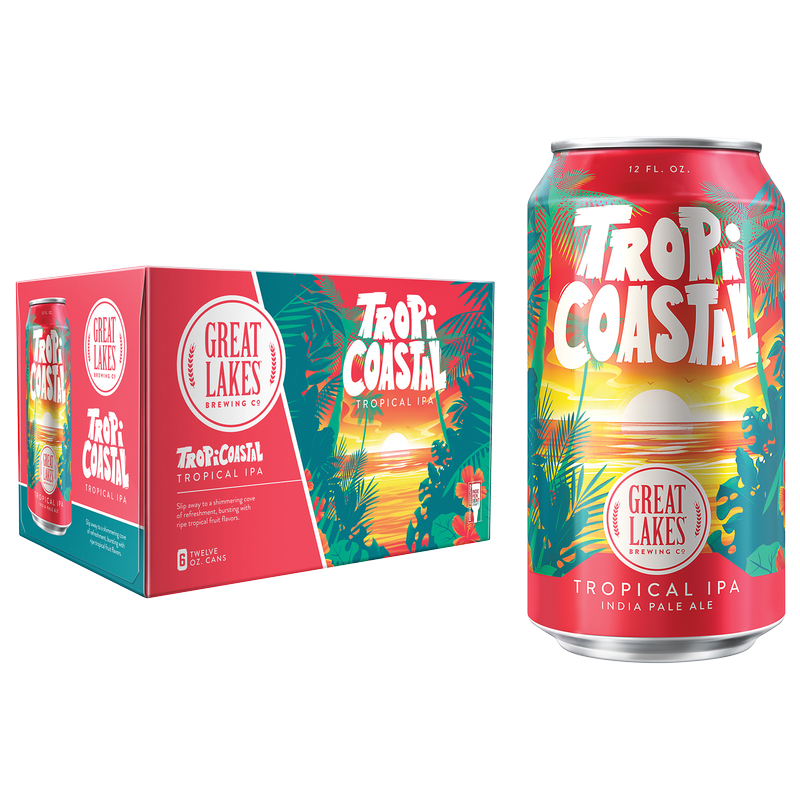 Great Lakes TropiCoastal Tropical IPA 6pk 12oz Can 6.0% ABV
