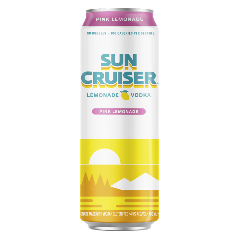Sun Cruiser Vodka Pink Lemonade 700ml Single 4.5% ABV