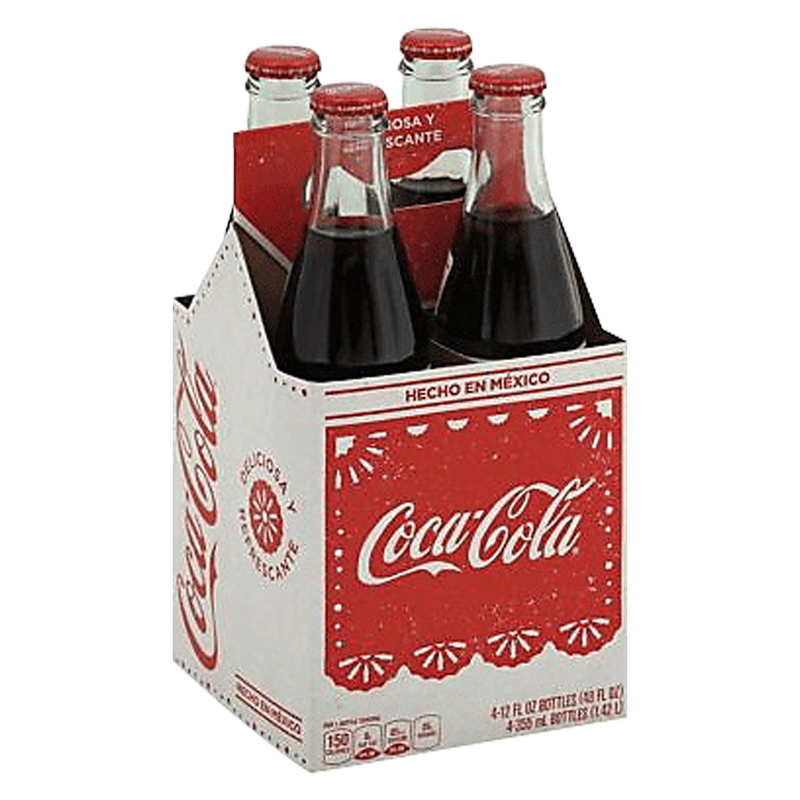 Mexican Coca-Cola 4pk 12oz Btl- XL