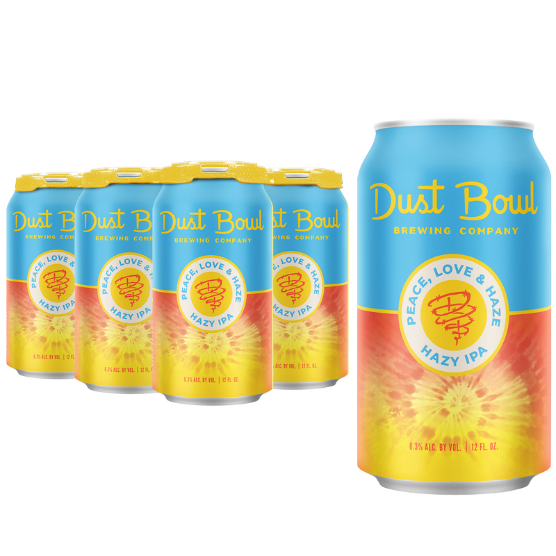 Dust Bowl Brewing Peace, Love & Haze 6pk 12oz Can 6.3% ABV