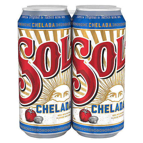 Sol Chelada 4pk 16oz Can