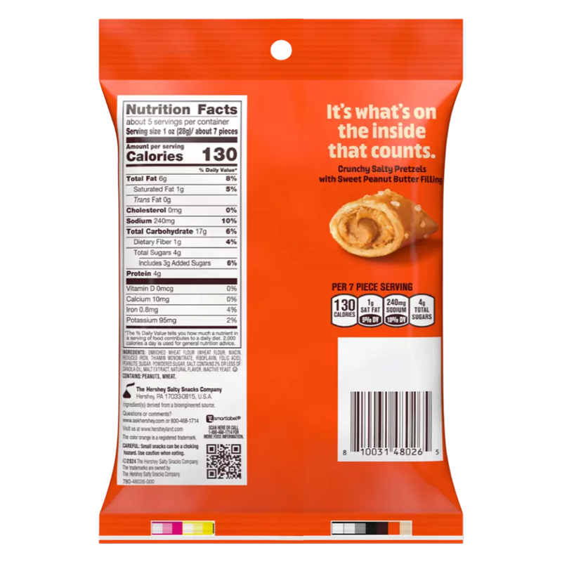 REESE'S Filled Pretzel Peg, 5oz