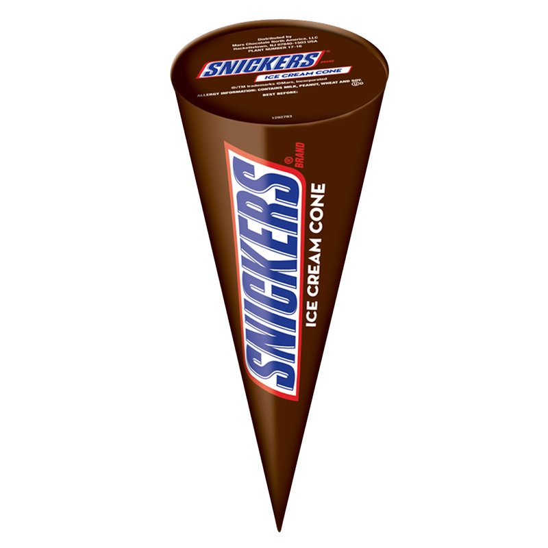 Snickers Ice Cream Cone 4oz