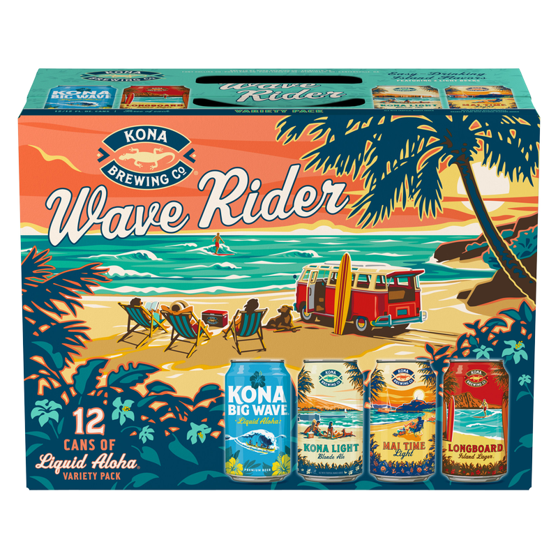 Kona Wave Rider Variety Pack 12pk 12oz Can