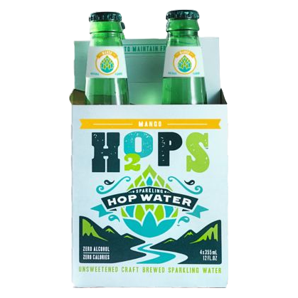 H2Ops Hopped Mango Sparkling Water (4Pk 12 Oz)