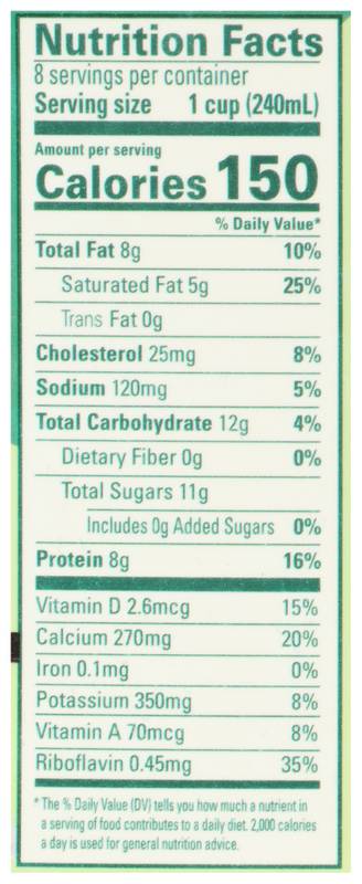 Organic Valley Lactose-Free Whole Milk 1/2 Gallon