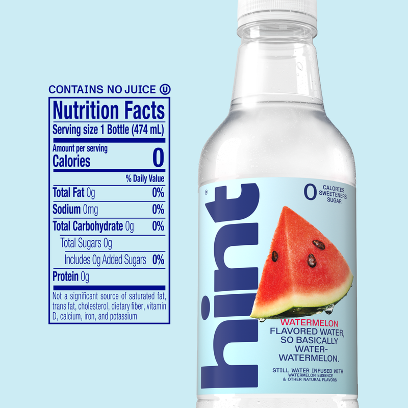 Hint Watermelon Water 16oz Btl