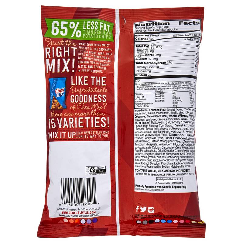 Chex Mix Hot & Spicy 3.75oz