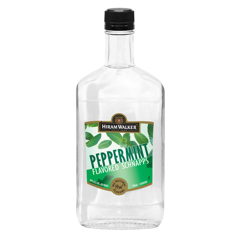 Hiram Walker Peppermint Schnapps 200ml (60 proof)