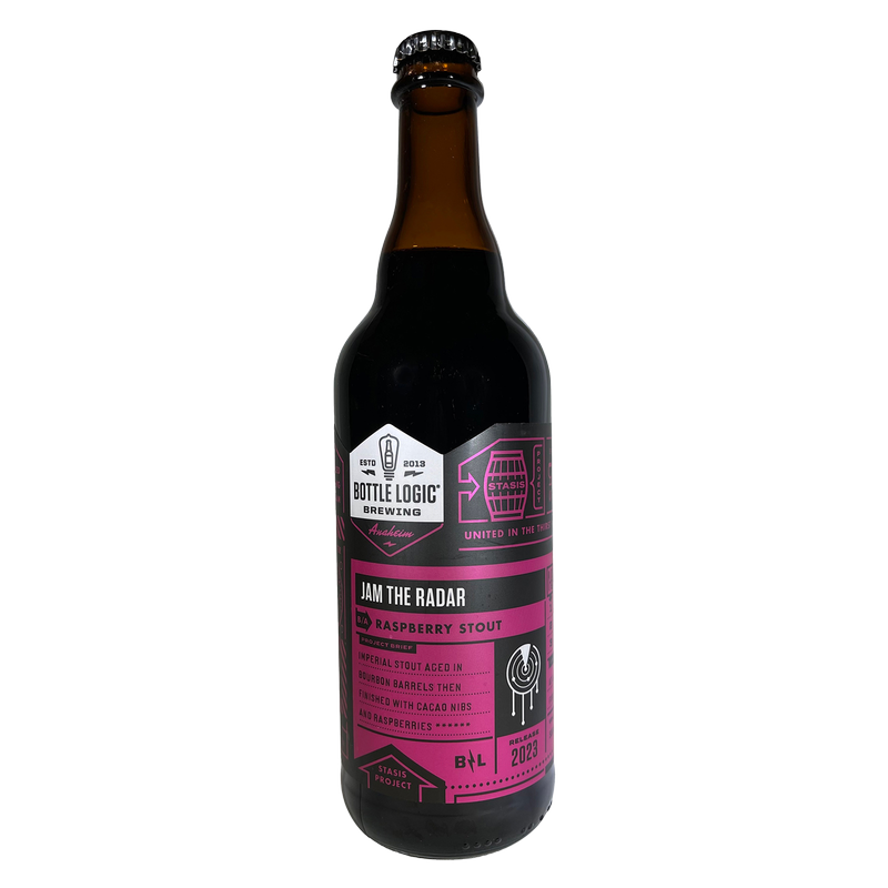 Bottle Logic Jam The Radar Raspberry Stout 500ml
