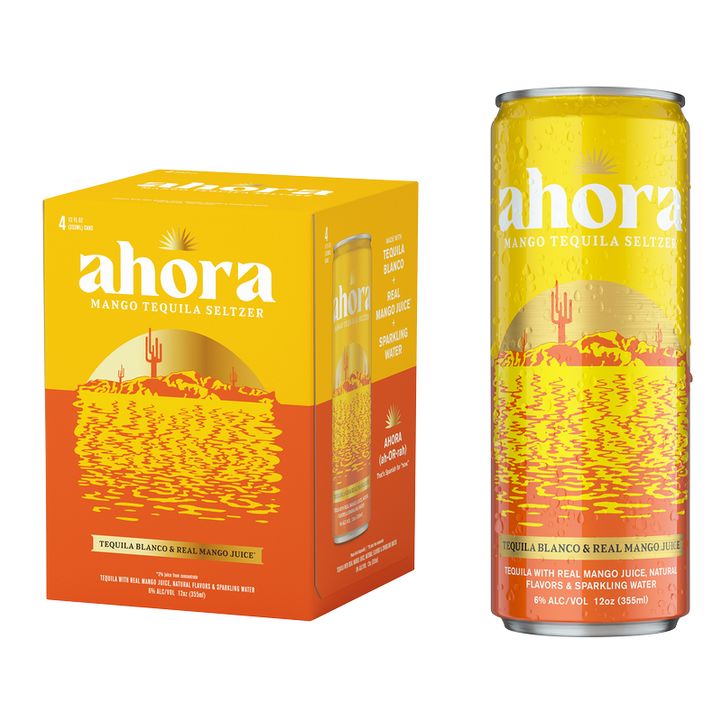 Ahora Mango Tequila Seltzer 4pk 12oz Cans 6% ABV