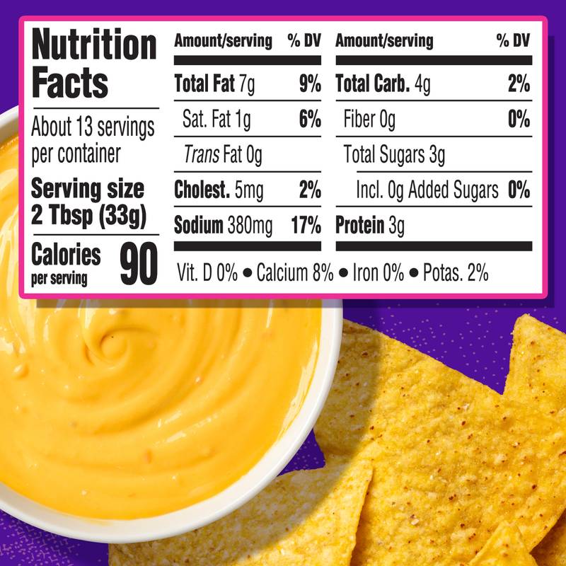 Taco Bell Mild Salsa Con Queso Cheese Dip, 15oz.