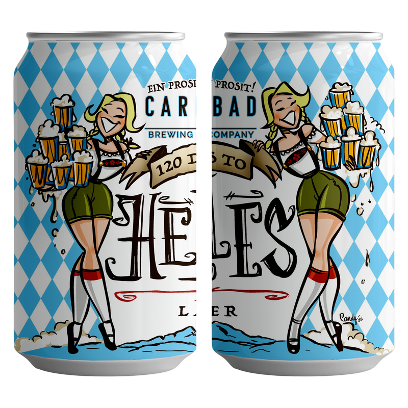 Carlsbad Brewing Co. 120 Days To Helles Lager 4pk 16oz Can