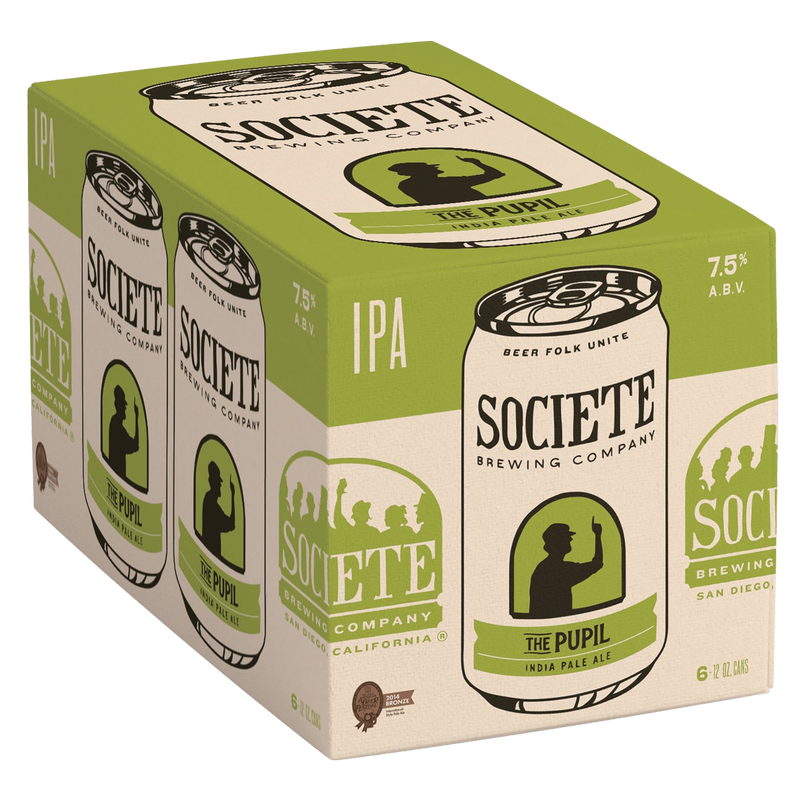 Societe Brewing The Pupil IPA 6pk 12oz Can