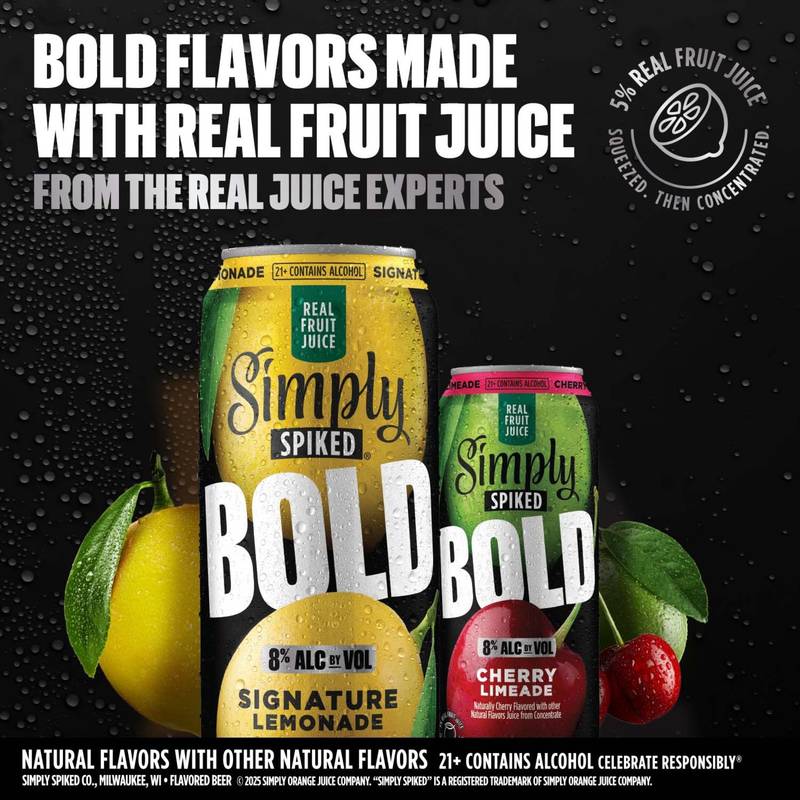 Simply Spiked Bold Lemonade 24oz Can