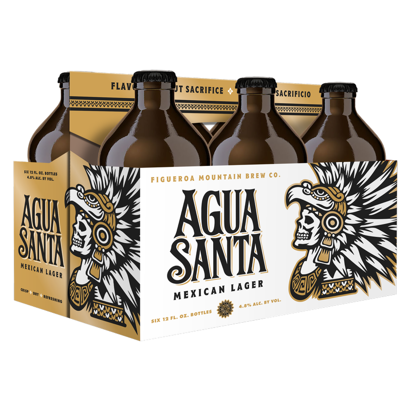 Figueroa Mountain Agua Santa American Lager 6pk 12oz Btl
