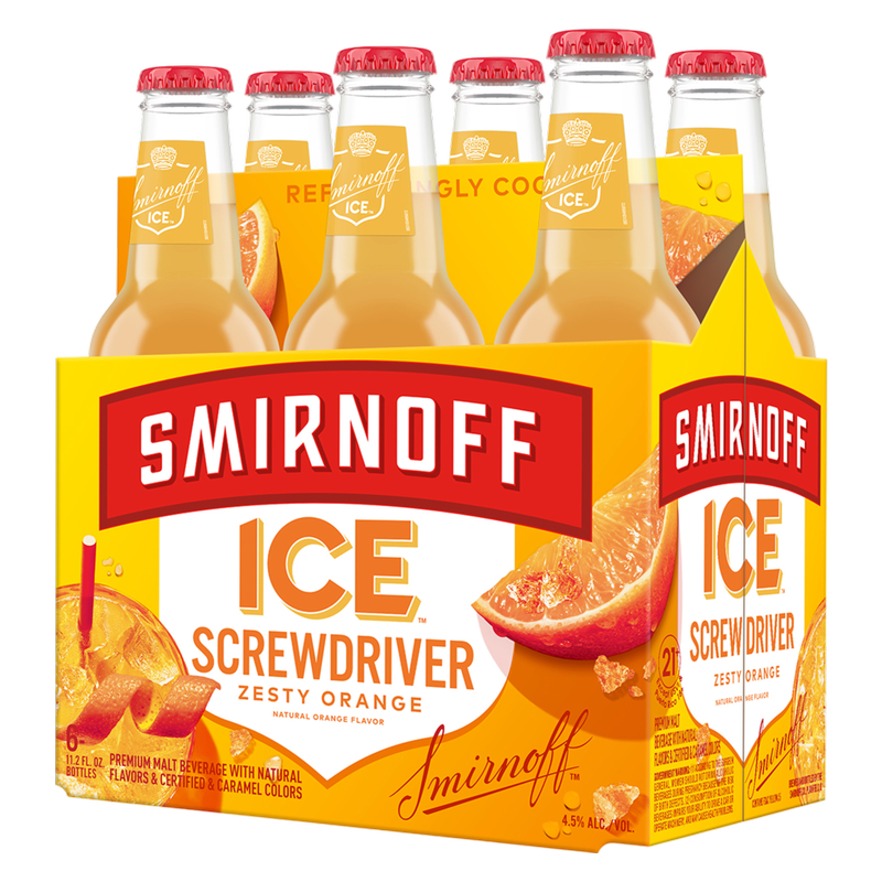 Smirnoff Ice Screwdriver 6pk 11.2oz Btl 4.5% ABV