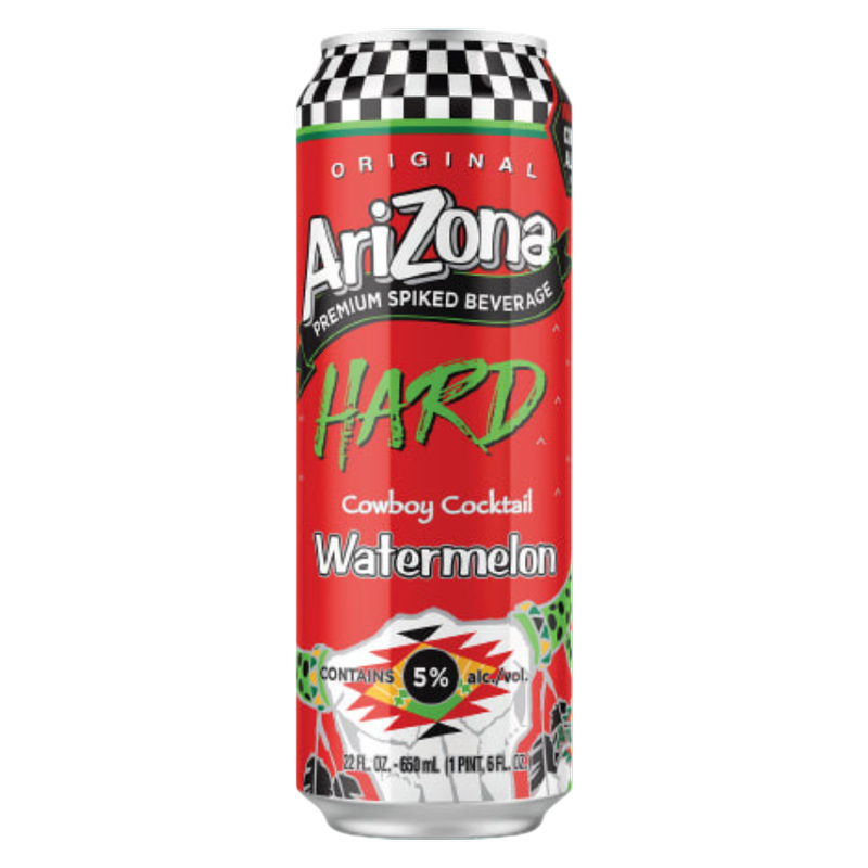 Arizona Hard Watermelon 22oz Can 5.0% ABV