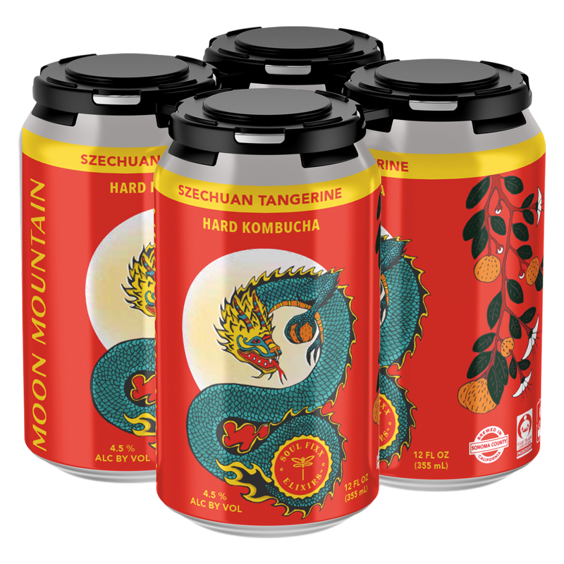 Soul Fixx Elixirs Moon Mountain Hard Kombucha (4PKC 12 OZ)