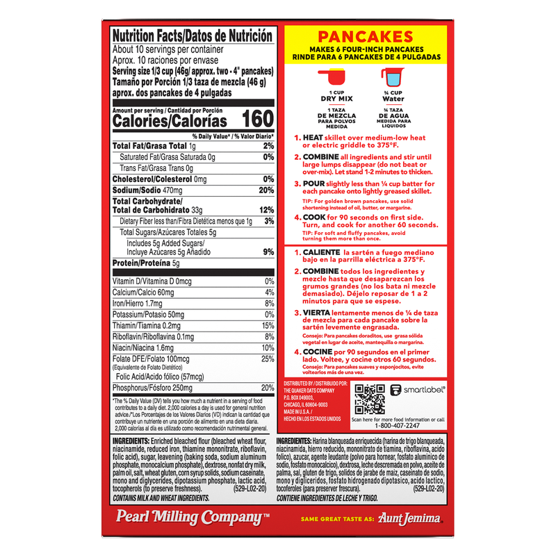 Pearl Milling Original Pancake Mix 16oz